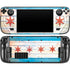 Chicago Flag Light Wood Steam Deck Handheld Gaming Computer OLED Skin