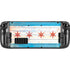 Chicago Flag Light Wood Steam Deck Handheld Gaming Computer Skin
