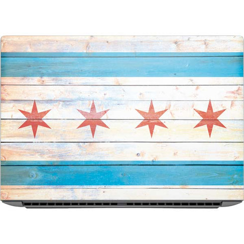 Chicago Flag Light Wood HP ZBook Fury 16 G10 Skin