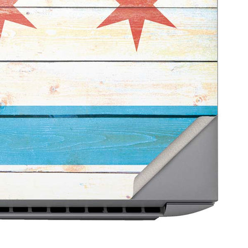 Chicago Flag Light Wood HP ZBook Fury 16 G10 Skin