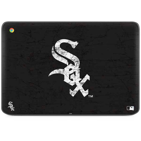MLB Chicago White Sox - Solid Distressed HP Chromebook Skin