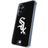 MLB Chicago White Sox - Solid Distressed Galaxy A35 5G Clear Case