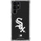 MLB Chicago White Sox - Solid Distressed Galaxy S23 Ultra Clear Case