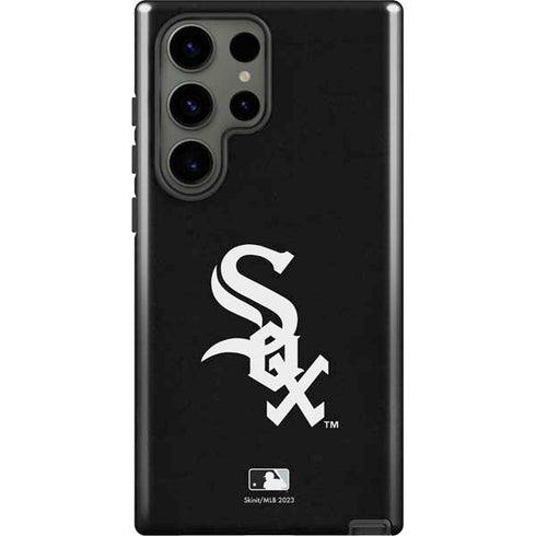 MLB Chicago White Sox - Solid Distressed Galaxy S23 Ultra Pro Case