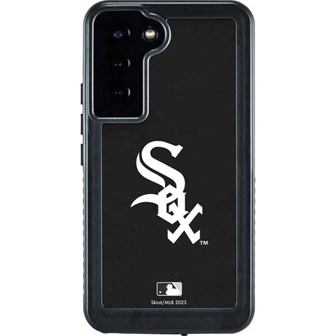 MLB Chicago White Sox - Solid Distressed Galaxy S24 Plus Waterproof Case