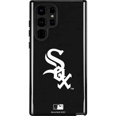 MLB Chicago White Sox - Solid Distressed Galaxy S25 Ultra Impact Case