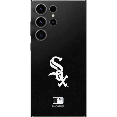 MLB Chicago White Sox - Solid Distressed Galaxy S24 Ultra Skin