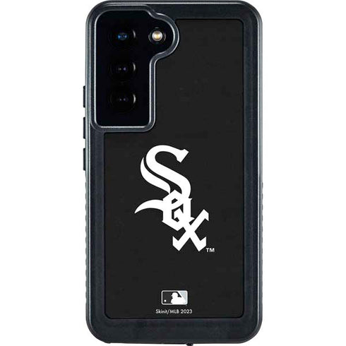 MLB Chicago White Sox - Solid Distressed Galaxy S24 Waterproof Case