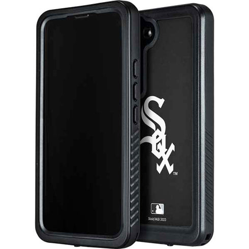 MLB Chicago White Sox - Solid Distressed Galaxy S24 Waterproof Case