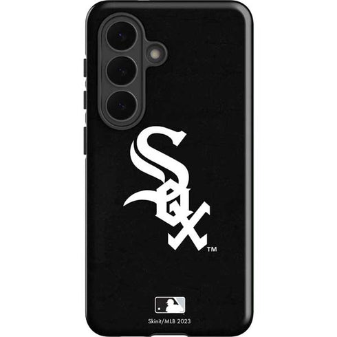 MLB Chicago White Sox - Solid Distressed Galaxy S26 Plus Impact Case