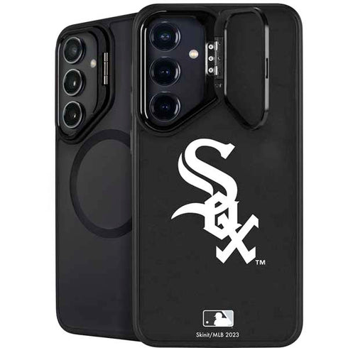 MLB Chicago White Sox - Solid Distressed Galaxy S26 Plus Kickstand Case