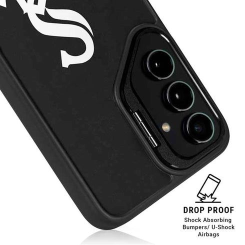 MLB Chicago White Sox - Solid Distressed Galaxy S26 Plus Kickstand Case