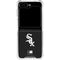 MLB Chicago White Sox - Solid Distressed Galaxy Z Flip6 Clear Case