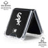 MLB Chicago White Sox - Solid Distressed Galaxy Z Flip6 Clear Case