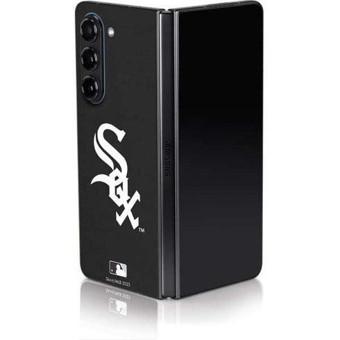 MLB Chicago White Sox - Solid Distressed Galaxy Z Fold5 5G Skin