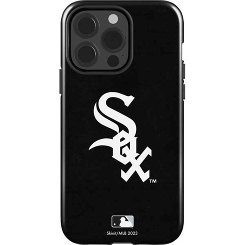 MLB Chicago White Sox - Solid Distressed iPhone 15 Pro Impact Case