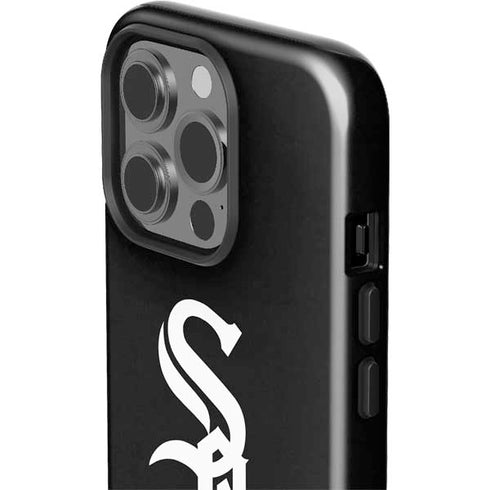MLB Chicago White Sox - Solid Distressed iPhone 15 Pro Impact Case