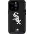 MLB Chicago White Sox - Solid Distressed iPhone 15 Pro Waterproof Case