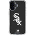 MLB Chicago White Sox - Solid Distressed iPhone 16 Plus Clear Case