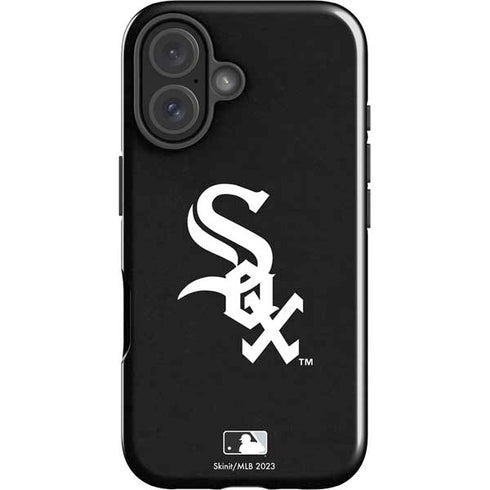 MLB Chicago White Sox - Solid Distressed iPhone 16 Plus Impact Case