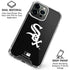 MLB Chicago White Sox - Solid Distressed iPhone 16 Pro Clear Case