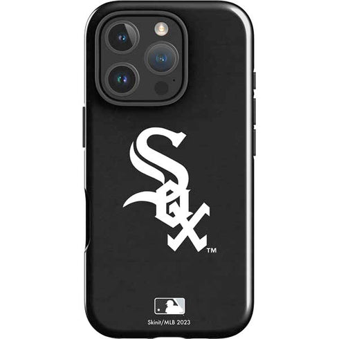 MLB Chicago White Sox - Solid Distressed iPhone 16 Pro Impact Case