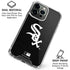 MLB Chicago White Sox - Solid Distressed iPhone 16 Pro Max Clear Case