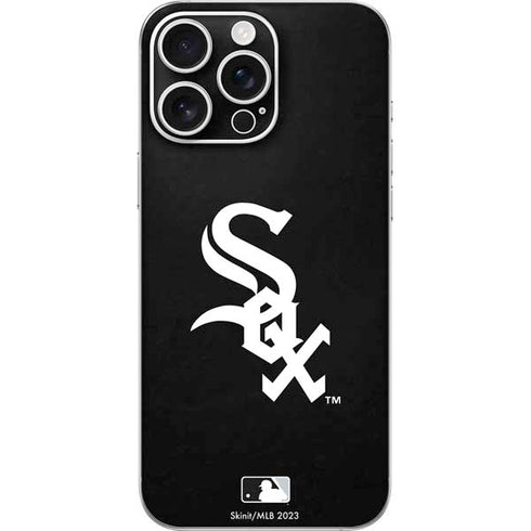 MLB Chicago White Sox - Solid Distressed iPhone 16 Pro Max Skin