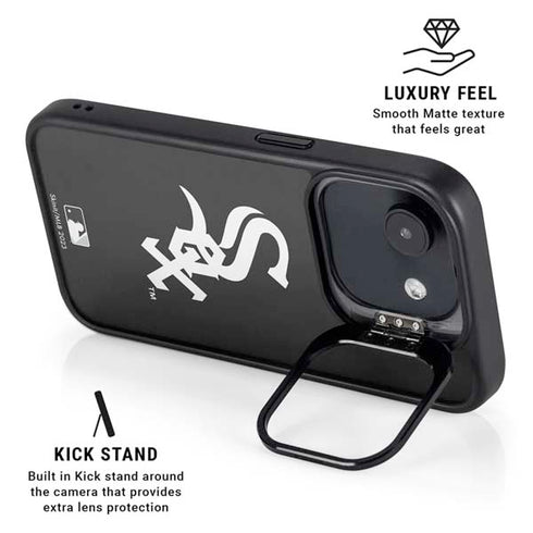 MLB Chicago White Sox - Solid Distressed iPhone 16e Kickstand Case