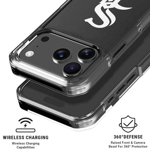 MLB Chicago White Sox - Solid Distressed iPhone 18 Pro Clear Case