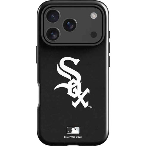 MLB Chicago White Sox - Solid Distressed iPhone 18 Pro Impact Case