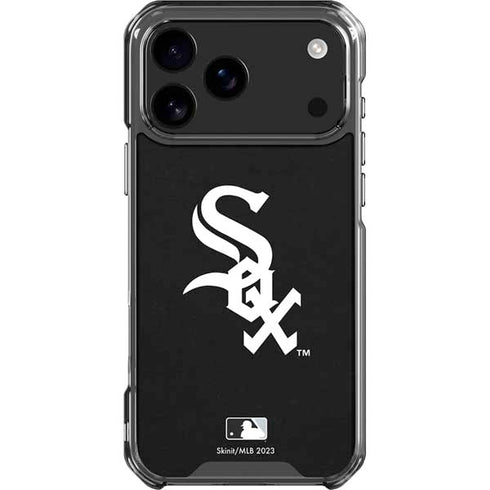 MLB Chicago White Sox - Solid Distressed iPhone 18 Pro Max Clear Case