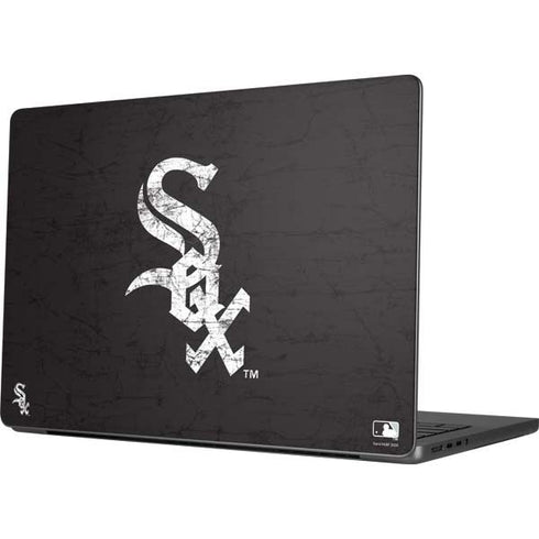 MLB Chicago White Sox - Solid Distressed Apple MacBook Pro 14-inch Skin