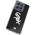 MLB Chicago White Sox - Solid Distressed Moto G Stylus 5G (2025) Clear Case
