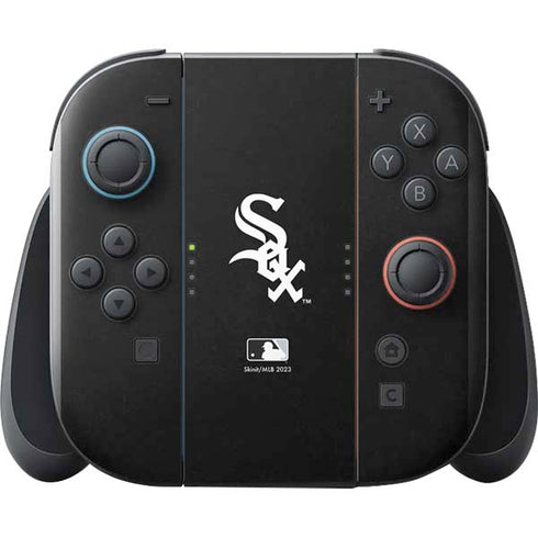 MLB Chicago White Sox - Solid Distressed Nintendo Switch 2 (2025) with Joy-Con Skin