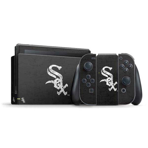 MLB Chicago White Sox - Solid Distressed Nintendo Skins