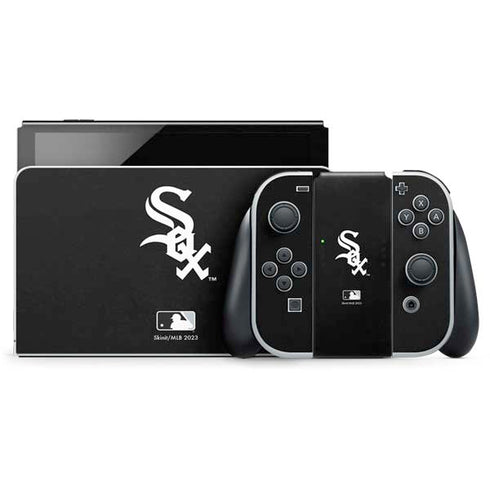 MLB Chicago White Sox - Solid Distressed Nintendo Skins
