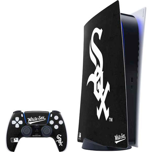 MLB Chicago White Sox - Solid Distressed PlayStation PS5 Skins