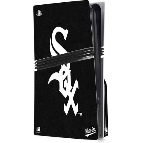 MLB Chicago White Sox - Solid Distressed PS5 Pro Disk Console Skin