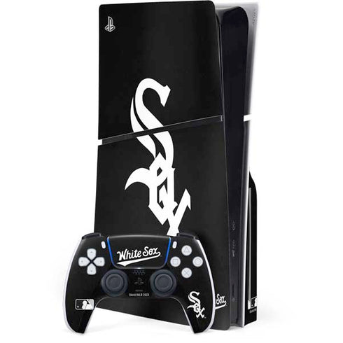MLB Chicago White Sox - Solid Distressed PlayStation PS5 Skins