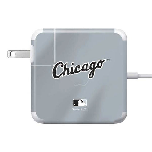 MLB Chicago White Sox Alternate/Away Jersey 85W Power Adapter (15 and 17 inch MacBook Pro Charger) Skin