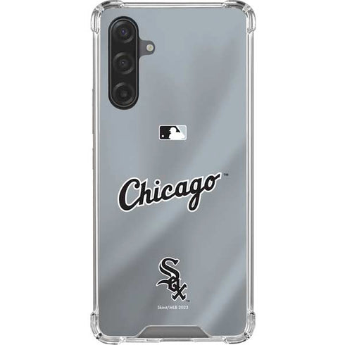 MLB Chicago White Sox Alternate/Away Jersey Galaxy A17 Clear Case