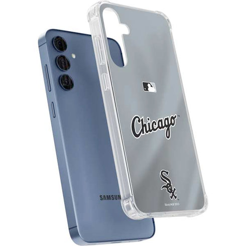 MLB Chicago White Sox Alternate/Away Jersey Galaxy A35 5G Clear Case