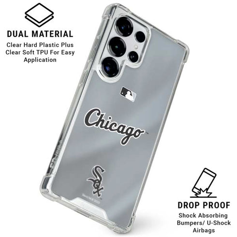 MLB Chicago White Sox Alternate/Away Jersey Galaxy S25 Ultra Clear Case