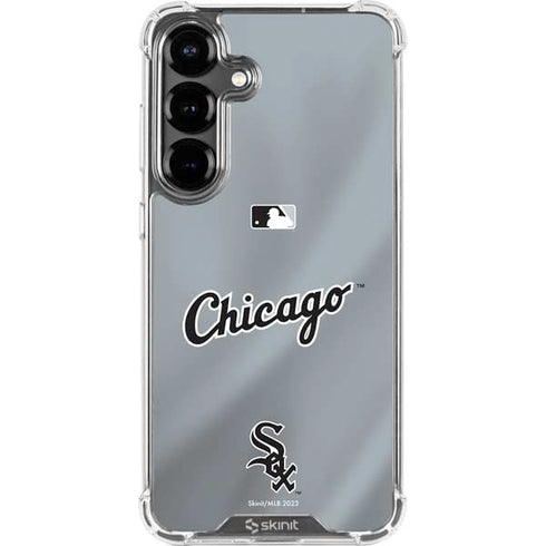 MLB Chicago White Sox Alternate/Away Jersey Galaxy S26 Plus Clear Case