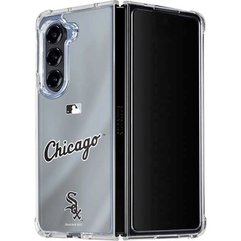 MLB Chicago White Sox Alternate/Away Jersey Galaxy Z Fold5 5G Clear Case