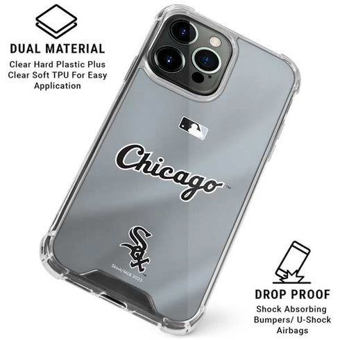 MLB Chicago White Sox Alternate/Away Jersey iPhone 16 Pro Max Clear Case