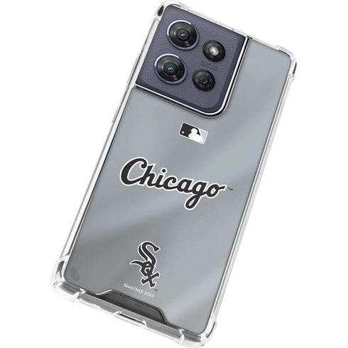 MLB Chicago White Sox Alternate/Away Jersey Moto G 5G (2025) Clear Case