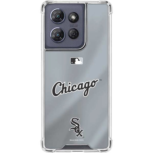 MLB Chicago White Sox Alternate/Away Jersey Moto G Play 5G (2025) Clear Case
