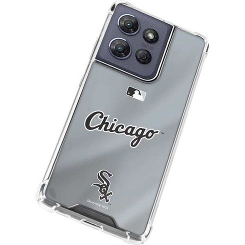 MLB Chicago White Sox Alternate/Away Jersey Moto G Play 5G (2025) Clear Case